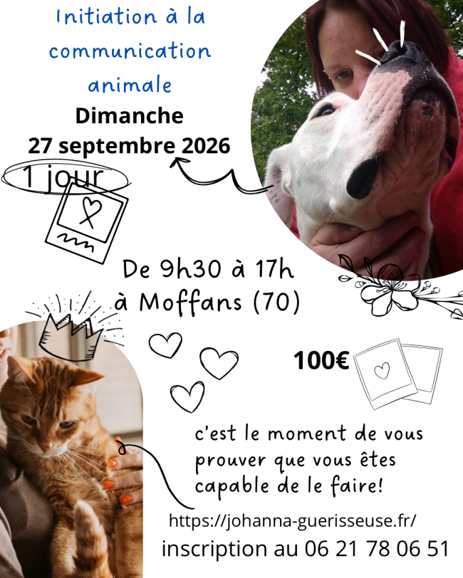 Initiation à la communication animale en présentiel