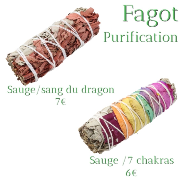 fagot sauge/ 7 chakras