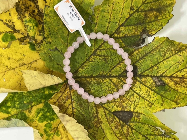 Bracelet en quart rose